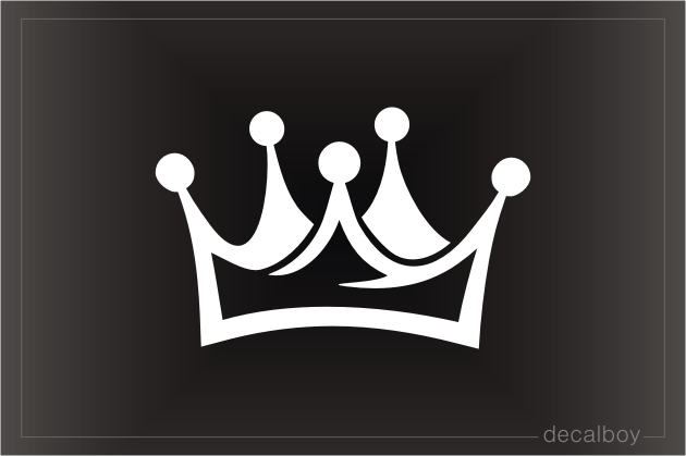 King Crown Decal