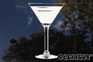 Liquor Alcoholic Drink Glass Decal