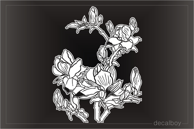 Magnolia Window Decal