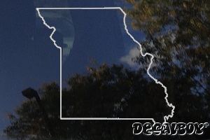 Missouri Map Decal