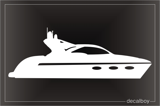Motorboat Decal