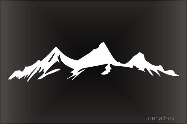 Mountain Summit Decal