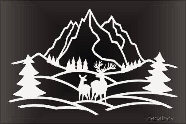 Mountain View Deers Decal