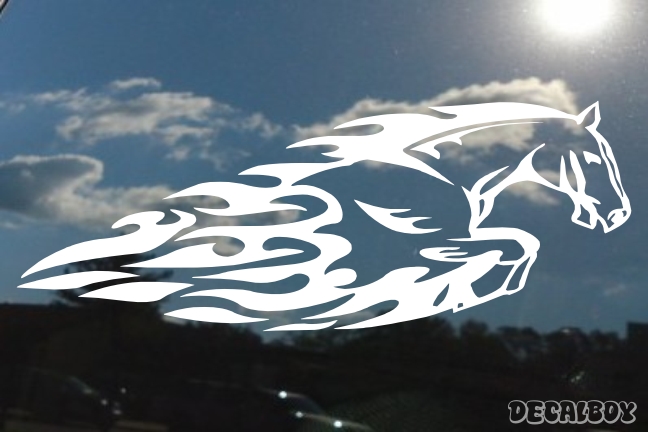 Mustang Flames Decal