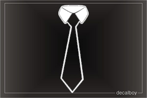 Necktie Car Decal