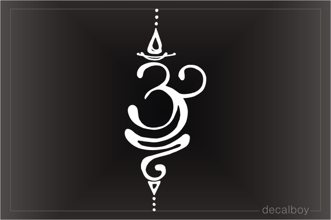 Om Mantra Sign Decal