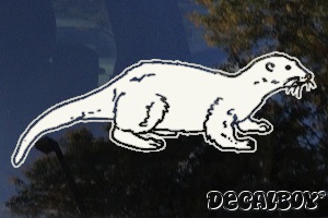Otter Window Decal