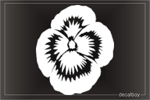 Pansy Flower Decal