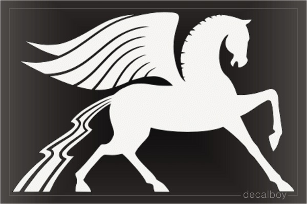 Pegasus Horse Flying Decal