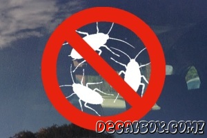 Pest Insect Exterminator Sign Decal