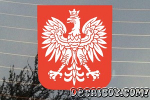 Polish Eagle Emblem Decal