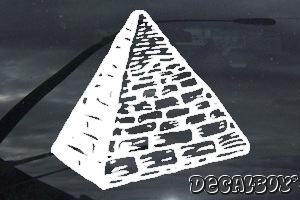 Pyramid Car Decal