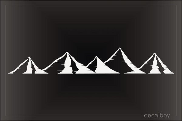 Rocky Mountains Decal