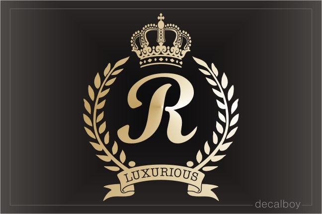 Royal Luxurious Logo Decal