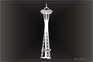 Seattle Space Needle Tower Decal