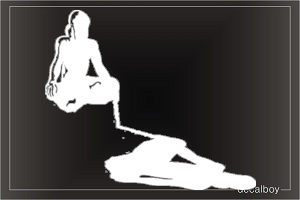 Shadow Levitation Yoga Decal