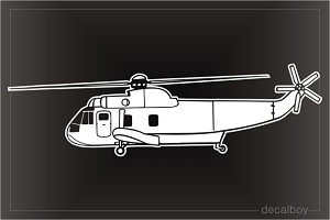 Sikorsky SH 3 Sea King Helicopter Decal