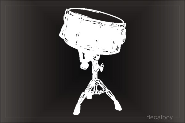 Snare Drum Car Decal