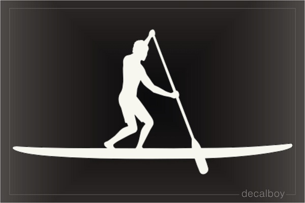 Stand Up Paddle Board Surfing Decal