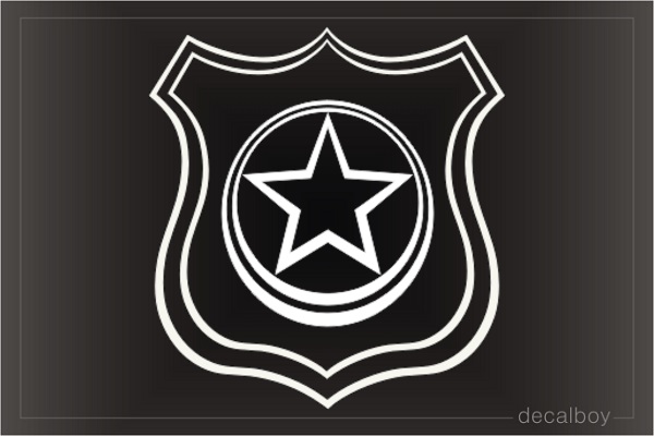 Star Badge Decal