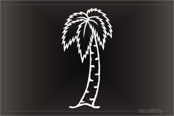 Stick Palm Tree Decal