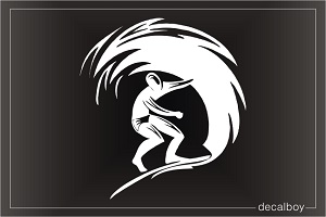 Big Wave Surfing Decal