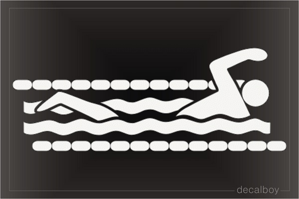 Swimming Pool Sign Decal
