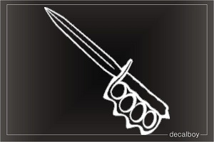 Trench Knife Car Decal