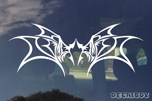 Tribal Dragon Wings Window Decal