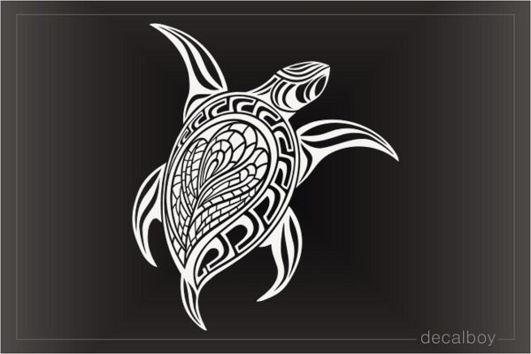 Tribal Sea Turtle Decal