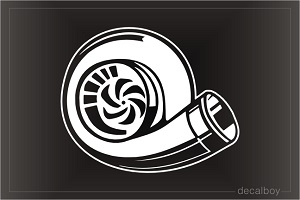Turbocharger Decal