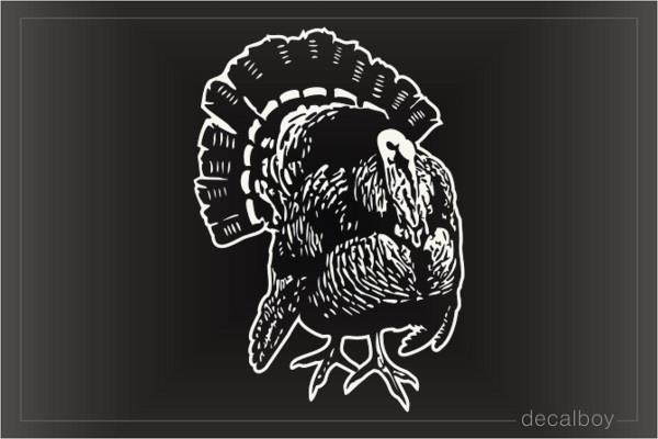 Turkey Bird Decal