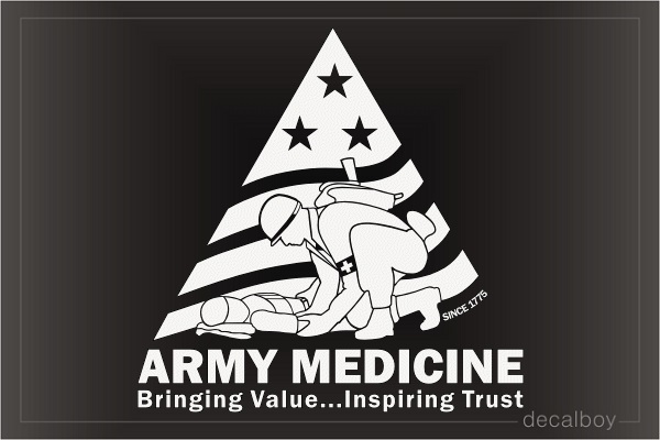 US Army Medicine Logo Decal