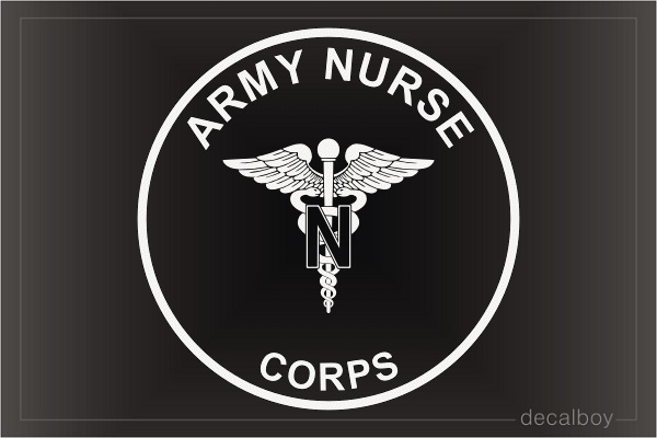 US Army Military Nurse Corps Decal