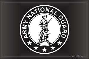 US Army National Guard Decal