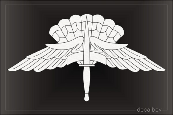 USAF Freefall Parachutist Badge Decal