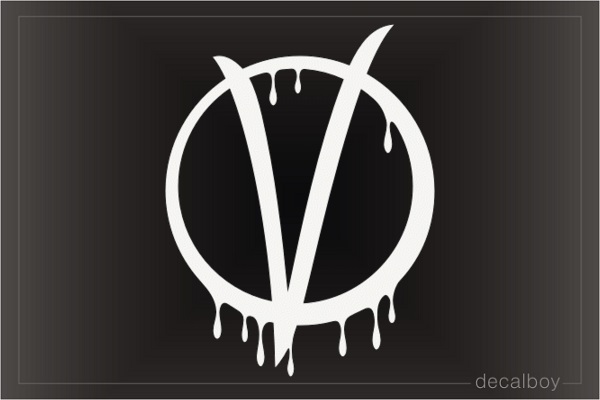 Vendetta Sign Decal