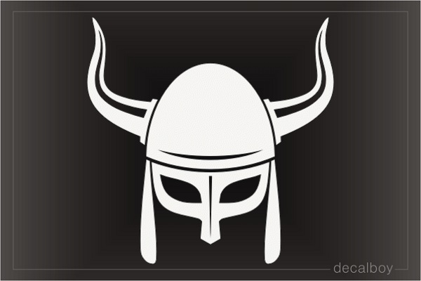 Viking Helm Mask Symbol Decal