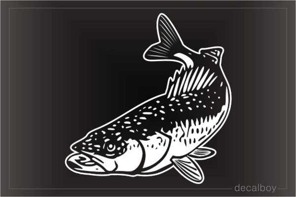 Walleye Fish Decal