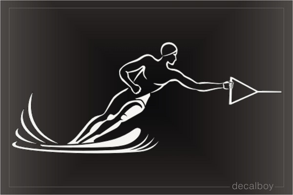 Water Skier Decal