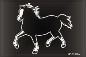 Welsh Pony Horse Car Window Decal