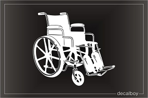 Wheelchair Nursing Care Car Decal