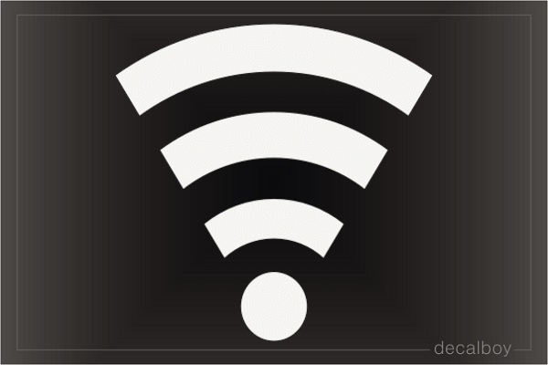 Wifi Connection Sign Decal