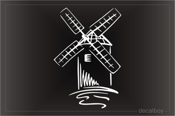 Windmill Decal