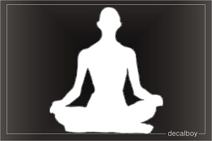 Yoga Meditation Decal