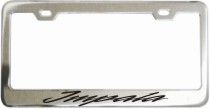 Impala 55 Chrome License Frame