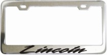 Lincoln Chrome License Frame