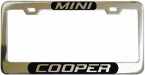 Mini Cooper License Frame