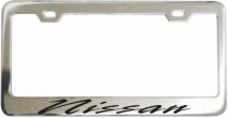 Nissan 2 Chrome License Frame