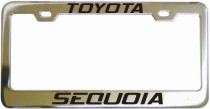 Toyota Sequoia Chrome License Frame